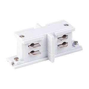 Комплектующие для трек-систем Elektrostandard TRC-1-3-II-WH / Коннектор прямой внутренний для трехфазного шинопровода (белый)