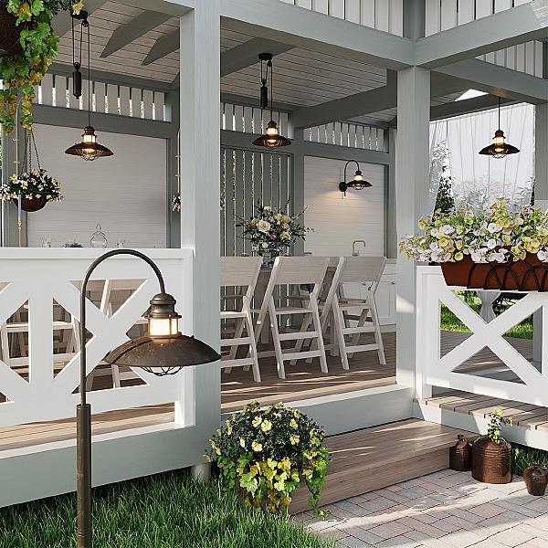 Уличный настенный светильник Dante 4164/1WA