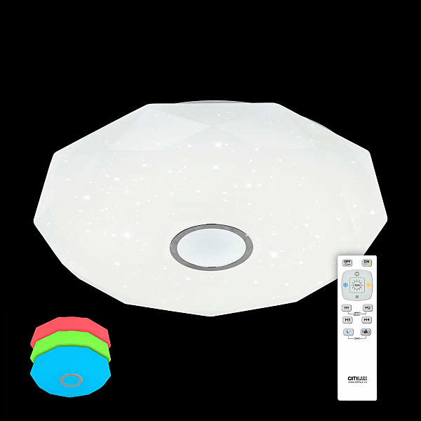 Светильник потолочный Диамант CL713100RGB
