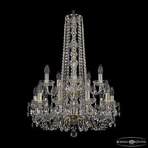 Подвесная люстра Bohemia 1402/10+5/195/h-80/2d/G