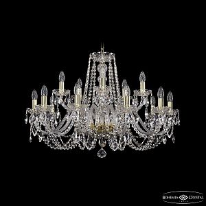 Подвесная люстра Bohemia 1402/10+5/300/G