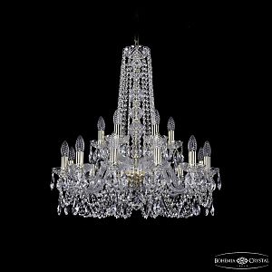 Подвесная люстра Bohemia 1402/12+6/240/h-75/G