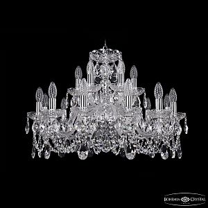Подвесная люстра Bohemia 1402/12+6/240/Ni