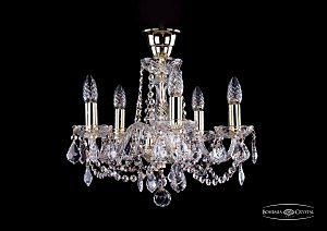 Потолочная люстра 1402 1402/5/141/G/Leafs/Tube