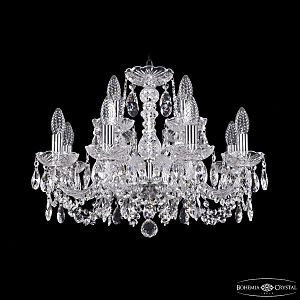 Подвесная люстра Bohemia 1402/8+4/195/Ni