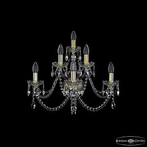 Настенное бра 1402 1402B/3+2+1/240/G