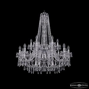 Подвесная люстра Bohemia 1403/12+6/300/h-100/2d/Ni