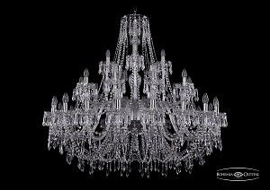 Подвесная люстра Bohemia 1403/20+10+5/460/Ni