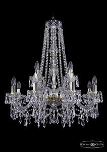 Подвесная люстра Bohemia 1403/8+4/240/h-76/G