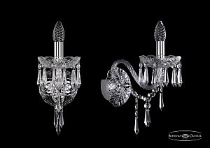 Настенное бра 1403 1403B/1/160/XL/Ni