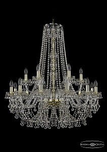 Подвесная люстра Bohemia 1409/12+6/300/h-95/G