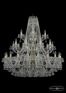 Подвесная люстра Bohemia 1409/20+10+5/400/3d/G