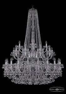 Подвесная люстра Bohemia 1409/20+10+5/400/h-152/2d/Ni