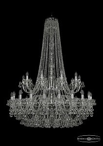 Подвесная люстра Bohemia 1409/20+10/400/h-152/2d/Ni