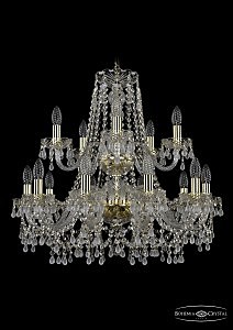 Подвесная люстра Bohemia 1410/10+5/240/2d/G/V0300