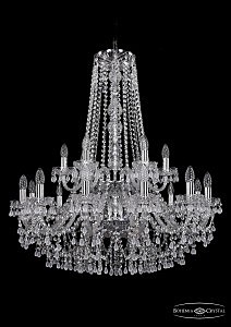 Подвесная люстра Bohemia 1410/12+6/300/h-95/2d/Ni/V0300