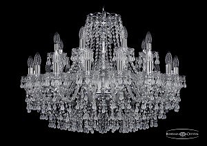 Подвесная люстра Bohemia 1410/16+8/300/Ni/V0300