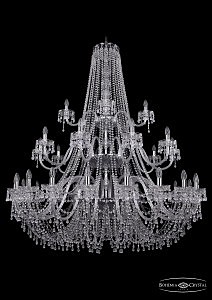 Подвесная люстра Bohemia 1410/20+10+5/530/3d/Ni/V0300