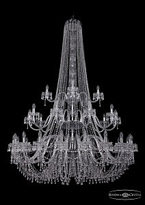 Подвесная люстра Bohemia 1410/20+10+5/530/h-200/3d/Ni/V0300