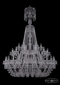 Подвесная люстра Bohemia 1410/24+12+6/460/XL-175/2d/Ni/V0300