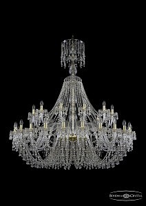 Подвесная люстра Bohemia 1410/24+12/530/XL-156/G/V0300