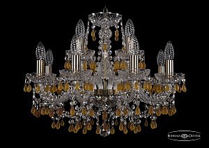 Подвесная люстра Bohemia 1410/8+4/195/Pa/V1003