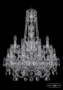 Подвесная люстра Bohemia 1411/10+5/195/h-77/2d/Ni