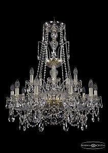 Подвесная люстра Bohemia 1411/10+5/240/XL-86/G