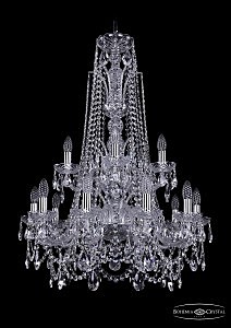 Подвесная люстра Bohemia 1411/10+5/240/XL-94/2d/Ni