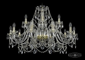 Подвесная люстра Bohemia 1411/10+5/360/G