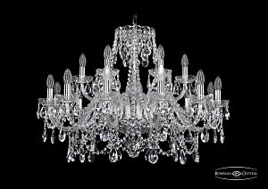 Подвесная люстра Bohemia 1411/12+6/300/Ni