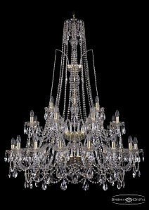 Подвесная люстра Bohemia 1411/16+8+4/400/XL-150/2d/G