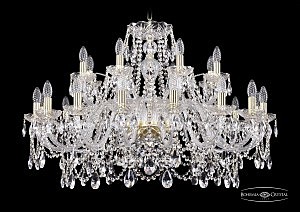 Подвесная люстра Bohemia 1411/16+8/360/G