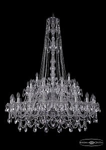 Подвесная люстра Bohemia 1411/20+10+5/400/XL-155/2d/Ni