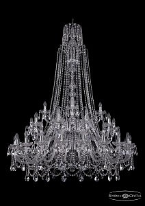 Подвесная люстра Bohemia 1411/20+10+5/460/XL-175/2d/Ni