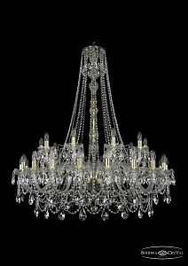 Подвесная люстра Bohemia 1411/20+10/400/h-130/G