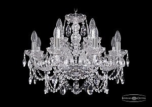 Подвесная люстра Bohemia 1411/8+4/195/Ni