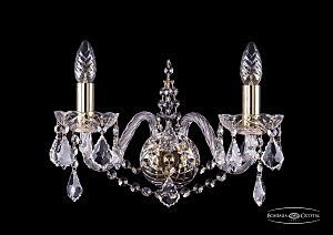 Настенное бра 1411 1411B/2/160/G/Leafs