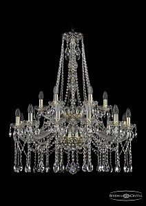 Подвесная люстра Bohemia 1413/12+6/300/h-96/2d/G