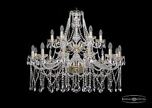 Подвесная люстра Bohemia 1413/12+6/360/2d/G