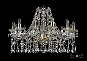 Подвесная люстра Bohemia 1413/12/300/G/Leafs