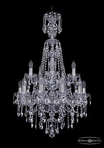 Подвесная люстра Bohemia 1415/10+5/200/XL-97/2d/Ni