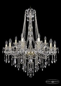 Подвесная люстра Bohemia 1415/12+6/300/h-108/G