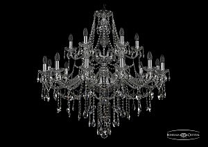 Подвесная люстра Bohemia 1415/12+6/360/2d/Ni