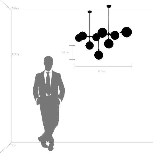 Люстра на штанге Globo 813191