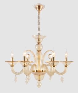 Подвесная люстра Caetano CAETANO SP-PL6 AMBER