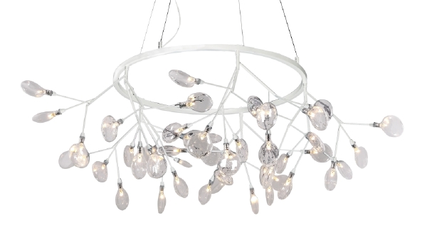 Подвесная люстра Evita EVITA SP45 D WHITE/TRANSPARENT