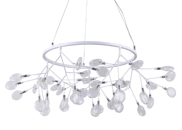 Подвесная люстра Evita EVITA SP45 D WHITE/TRANSPARENT