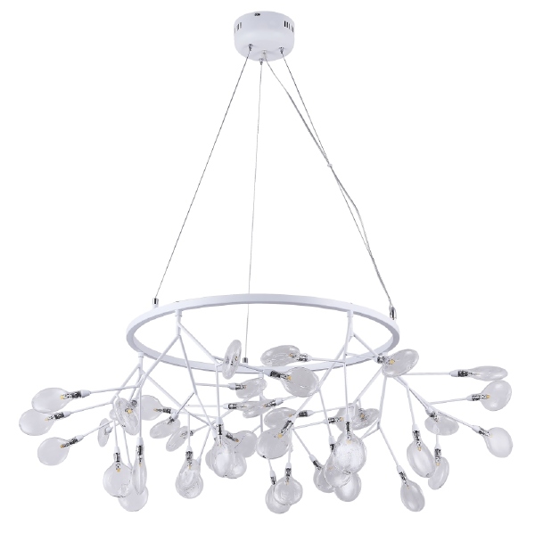 Подвесная люстра Evita EVITA SP45 D WHITE/TRANSPARENT