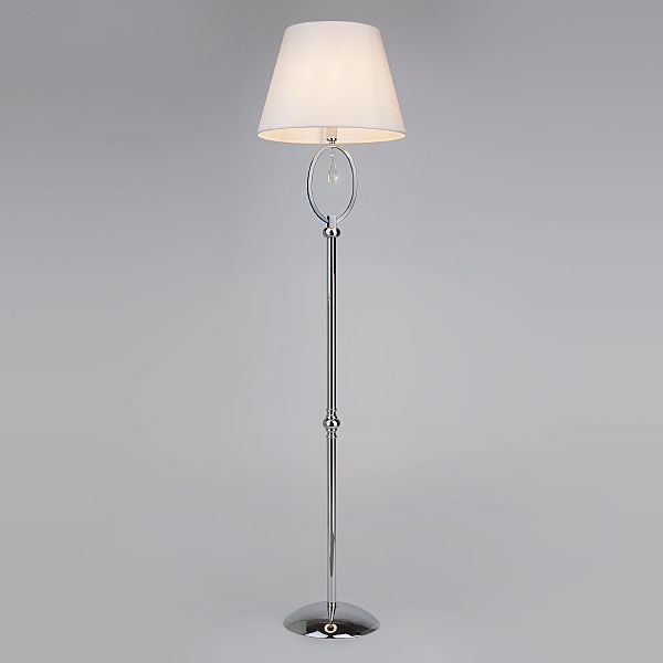 Торшер Madera 01056/1 хром/прозрачный хрусталь Strotskis